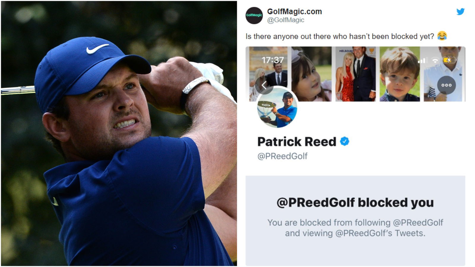R&A chief counters any argument that Patrick Reed should be banned...